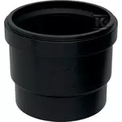 Geberit HDPE spojka 110 z tesnilom, črna barva (HDPE odvodnjavanje)