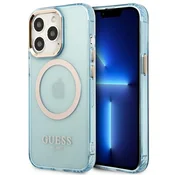 1 to 3 Ovitek Guess Za Iphone 13 Pro 13 6.1 Za Magsafe Prosojen Zlat Obris