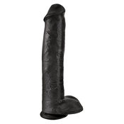 Pipedream King Cock 15 Cock with Balls Black