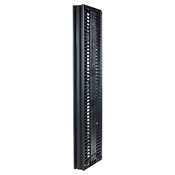 APC Valueline, Vertical Kabel Manager for 2 & 4 Post Racks, 84H X 6W, Double-Sided with Doors (AR8725)