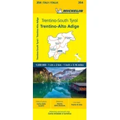 Trentino - Michelin Local Map 354