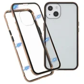 Zlat MAGNETNI ovitek 360° (iPhone 13 Mini)