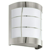 Eglo Vanjska zidna LED svjetiljka (4 W, 14 x 11 x 15,5 cm, Plemeniti celik, IP44)