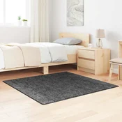Protuklizni Shaggy Tepih Tamno siva 120 x 120 cm PP