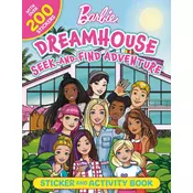 Barbie Dreamhouse Seek-And-Find Adventure: 100% Officially Licensed by Mattel, Sticker & Activity Book for Kids Ages 4 to 8