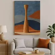 Wallity Dekorativna slika na platnu, 50x70cm, Šarena