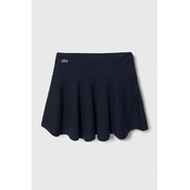 Suknja za djevojke Lacoste Stretch Mini Skirt - navy blue