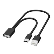 slomart BLOW adapter USB-A (ženski) - USB-A (moški) + Micro USB (moški)