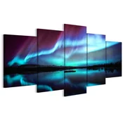 shumee Slika na italijanskem platnu 100 x 50 cm pentaptih - narava Slika na italijanskem platnu 225 x 112,5 cm pentaptih - narava