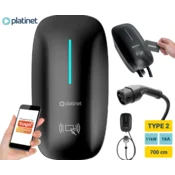 Polnilna postaja Platinet PWB11S EV, 11kW, 16A, 7m kabel, TYPE 2 - črna
