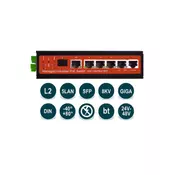 Wi-Tek WI-PMS305GF-I 5GE+1SFP ports 48V L2 managed Industrial PoE Switch with 4-Port PoE ( 4230 )