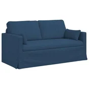 Vidaxl Kavč Modra 158 x 78 x 80 cm blago