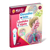 KUKU interaktivna knjiga kuku človeško telo (brez pisala)