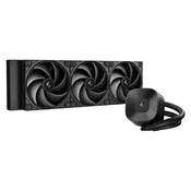 DeepCool hladnjak za procesor na vodu - LE360 V2 ZERO DARK (max. 31,6 dB; max. 128,93 m3/h; 3 x 12 cm)