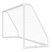 VEVOR Nogometna vrata 3.65x1.82 m PVC z mrežo iz PE, tarča, zemeljska kljuka, stožci