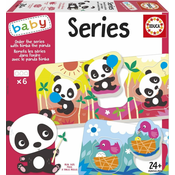 EDUCA Baby puzzle Panda Bimba in prijatelji 6x3 kosov