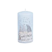 eoshop Sveča ŠKRATKI VALJ Božič d7x14cm