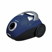 slomart Cilindrični sesalnik Blaupunkt VCB202, 700 W, 2 L, modra barva, kovinska teleskopska cev, za suho čiščenje površin.
