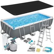 Vrtni bazen s kovinskim okvirjem 549 x 274 x 122 cm 12v1 Bestway 56466N