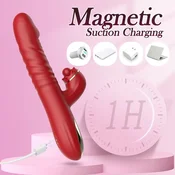 Rabbit vibrator sa potiskom/ rotacijom i lizanjem