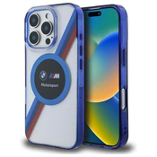 slomart BMW BMHMP16X23HTPUT iPhone 16 Pro Max 6.9 prozoren/transparenten ovitek za telefon Motosport IML Circle MagSafe