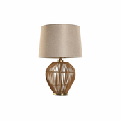 Stolna svjetiljka Home ESPRIT Smeda Bež zlatan Prirodno 50 W 220 V 43 x 43 x 67 cm