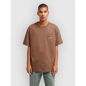 RVCA Nature Calling Pocket moška majica wood