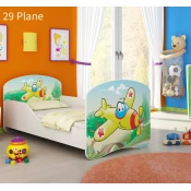 Dječji krevet ACMA s motivom 140x70 cm 29-aeroplane