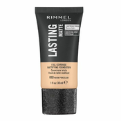 Rimmel Trajna mat (Full Coverage Mattifying Foundation) 30 ml (Odtenek 404 Sun Bež)