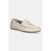 Tommy Hilfiger mokasini ženski usnjeni FLAG LEATHER DRIVER LOAFER