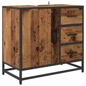 Vidaxl Kopalniška omarica Star les 65 x 33 x 60 cm Konstruiran les