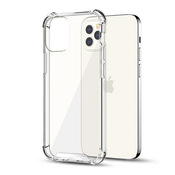 Silikonska futrola s ojacanim rubovima za Apple iPhone 13 Pro - Prozirna KP23574