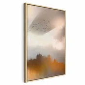 Slika - Nostalgia (1 Part) Vertical 80x120 U prirodnom drvenom okviru