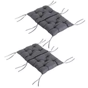 Homestar Set dveh blazin za stol 98x50x8 cm siva