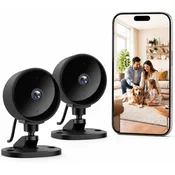 slomart WOLFANG notranja mini Wi-Fi kamera, 1080P, nočni vid, zaznavanje gibanja