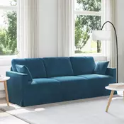 vidaXL vidaXL Kavč Modra Splošne dimenzije: 228 x 78 x 80 cm (Š x G x V), (5000146113)
