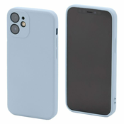 FixPremium - Silikonski ovitek za iPhone 12 mini, light blue