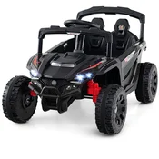 Northix Otroški električni avto 12V 2x25W 90 cm črn