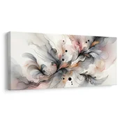 Slika cvetlične linije v megli - 120x60