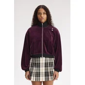 FRED PERRYVELOUR ŽENSKA JAKNA PLUM