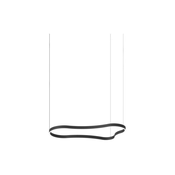 Ideal Lux - LED Lestenec na vrvici WAVES LED/45W/230V CRI 90 črna