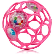 Oball Rattle ropotuljica 0 m+ Dark pink 1 kos