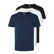SELECTED HOMME Majica Roland, modra, črna, bela