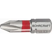 Vijačni nastavek BOHRCRAFT z barvno oznako 1/4 šest robni PH 1, dolžina 25 mm