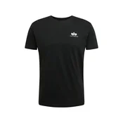 ALPHA INDUSTRIES Majica črna/bela
