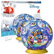 Ravensburger 3D puzzle (slagalice) – 73pcs Kugla sa Disney likovima RA11561