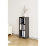 Hanah Home polica za knjige Bili3 40, 40 cm, antracit