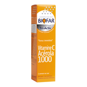 Biofar vitamin C 1000 Acerola15 šumecih tableta