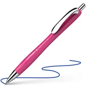 Kemični svinčnik Schneider Slider Rave XB Power Pink - modro polnilo