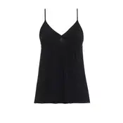 Norma Kamali Ženski top KK1276PL165001-BLACK, Crni
